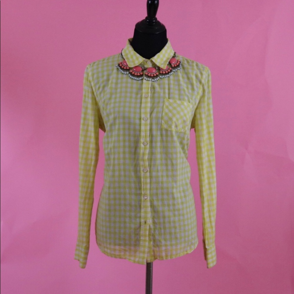 Gingham button down
